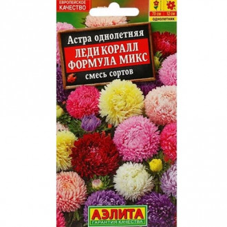 Астра Леди Коралл формула микс, смесь окрасок Аэлита изображение 15