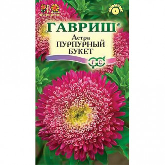 Астра Пурпурный букет, семена изображение 12