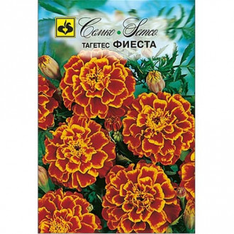 Бархатцы Фиеста, смесь окрасок изображение 9