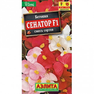 Бегония вечноцветущая Сенатор F1, смесь окрасок Аэлита изображение 7