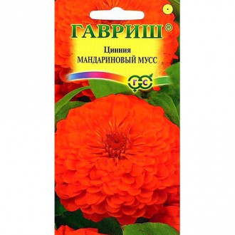 Цинния Мандариновый мусс, семена изображение 9