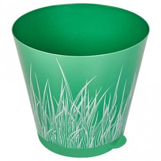 Горшок для цветов Easy Grow D 120 с прикорневым поливом Зеленая трава изображение 5