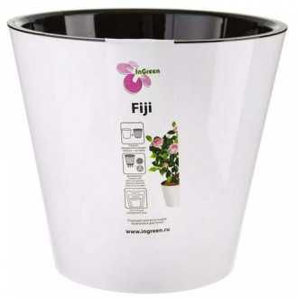 Горшок для цветов Фиджи Белый 1,6 л изображение 10