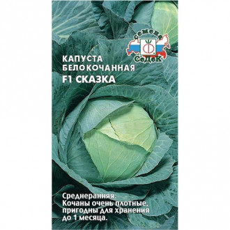 Капуста белокочанная Сказка F1, семена изображение 3