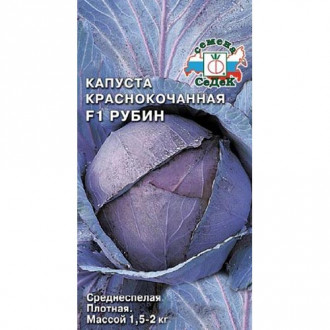 Капуста краснокочанная Рубин, семена изображение 5