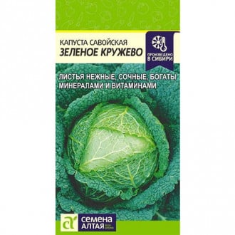 Капуста савойская Зеленое кружево Семена Алтая изображение 4