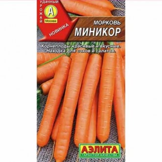 Морковь Миникор Аэлита изображение 4