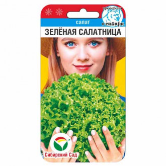 Салат листовой Зеленая салатница Сибирский сад изображение 1