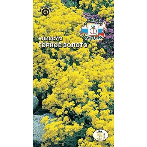 Алиссум Горное золото, семена артикул фото 1 Алиссум Горное золото, семена изображение 1 артикул 93626