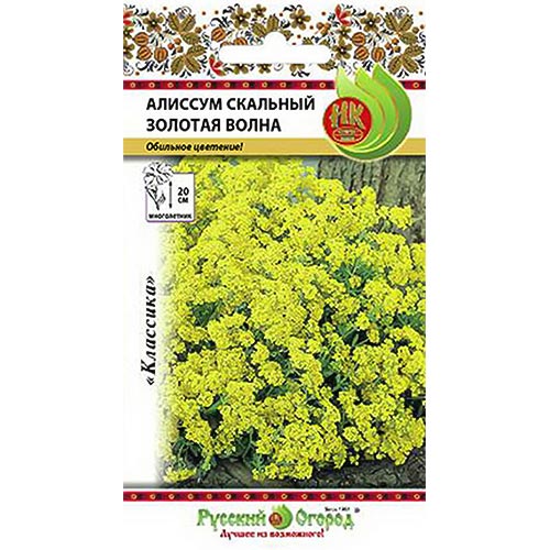 Алиссум Золотая волна, семена артикул фото 1 Алиссум Золотая волна, семена изображение 1 артикул 92408