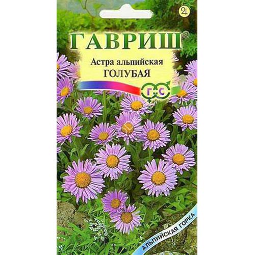 Астра альпийская Голубая, семена артикул фото 1 Астра альпийская Голубая, семена изображение 1 артикул 91910