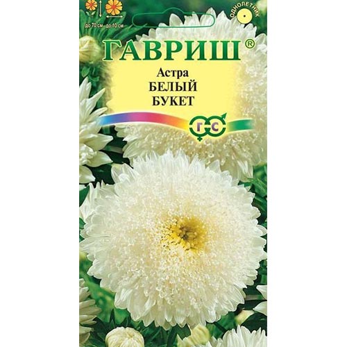 Астра Белый букет, семена артикул фото 1 Астра Белый букет, семена изображение 1 артикул 91913