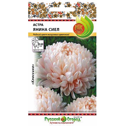 Астра Янина Сиел, семена артикул фото 1 Астра Янина Сиел, семена изображение 1 артикул 92456