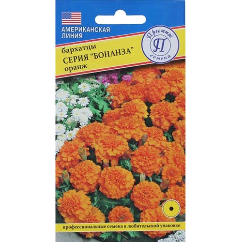Бархатцы Бонанза Оранж Престиж изображение 1 артикул 81304