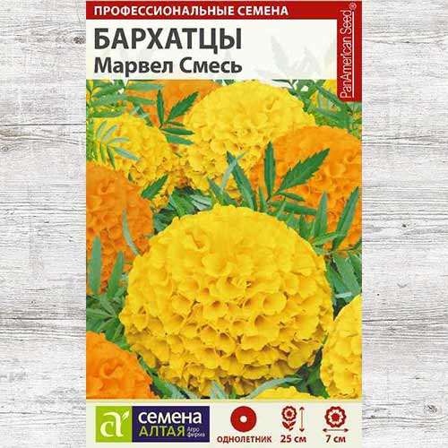 Бархатцы Марвел, смесь окрасок изображение 1 артикул 81622