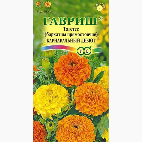 Бархатцы отклоненные (тагетес) Креста Голд Гавриш изображение 1 артикул 97601