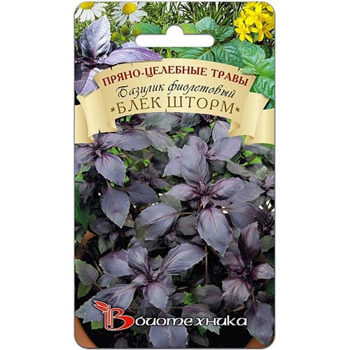 Базилик Блек Шторм Биотехника изображение 1 артикул 97117