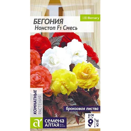 Бегония Нон-стоп Мокка, семена изображение 1 артикул 94139