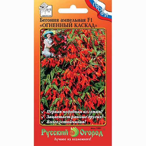 Бегония боливийская Огненный каскад F1 Русский огород НК изображение 1 артикул 69927