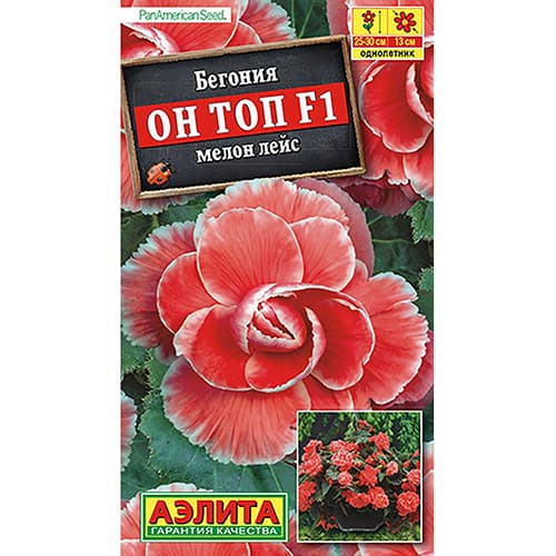 Бегония Он Топ мелон лейс F1 Аэлита изображение 1 артикул 98891