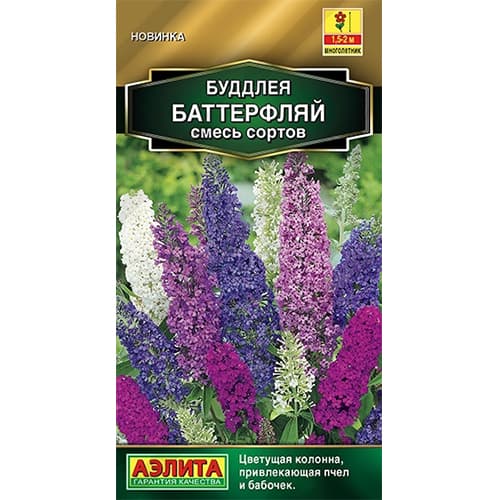 Буддлея Баттерфляй, смесь окрасок Аэлита артикул фото 1 Буддлея Баттерфляй, смесь окрасок Аэлита изображение 1 артикул 40309
