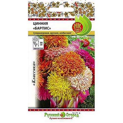 Цинния Барпис, смесь окрасок изображение 1 артикул 92648