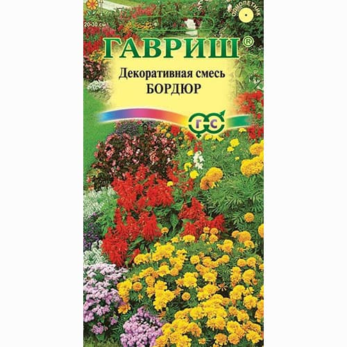Декоративная смесь Бордюр, смесь окрасок Гавриш артикул фото 1 Декоративная смесь Бордюр, смесь окрасок Гавриш изображение 1 артикул 66064
