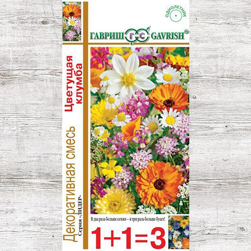 Декоративная смесь Цветущая клумба, смесь окрасок Гавриш изображение 1 артикул 65950