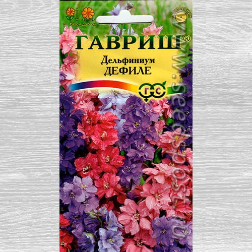 Дельфиниум Дефиле, смесь окрасок Гавриш изображение 1 артикул 73836