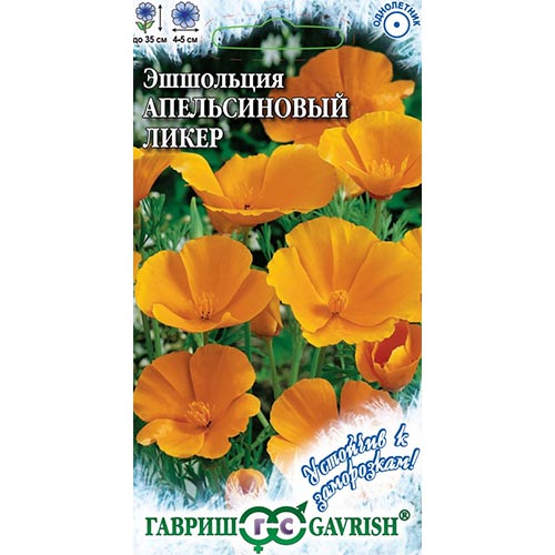 Эшшольция Апельсиновый ликер, семена изображение 1 артикул 92282