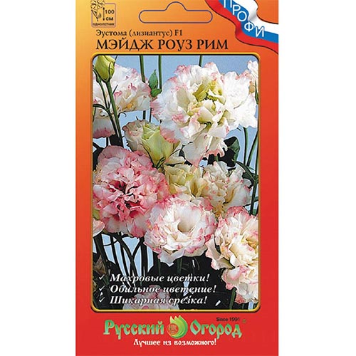 Эустома Мэйдж Роуз Рим F1, семена изображение 1 артикул 92656