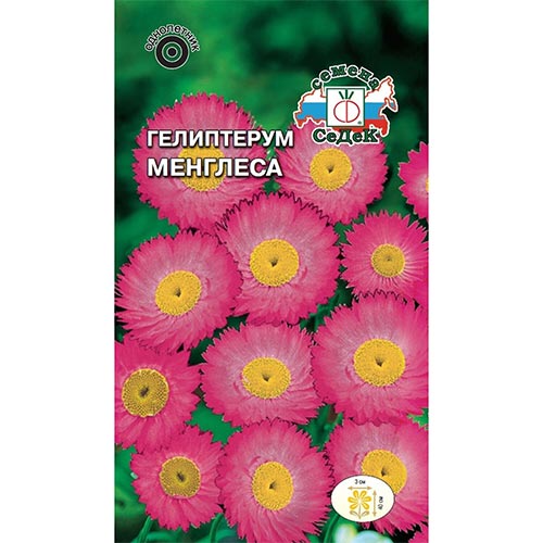 Гелиптерум Менглеса, семена изображение 1 артикул 93738