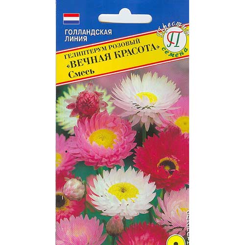 Гелиптерум Вечная Красота, смесь окрасок Престиж изображение 1 артикул 71428