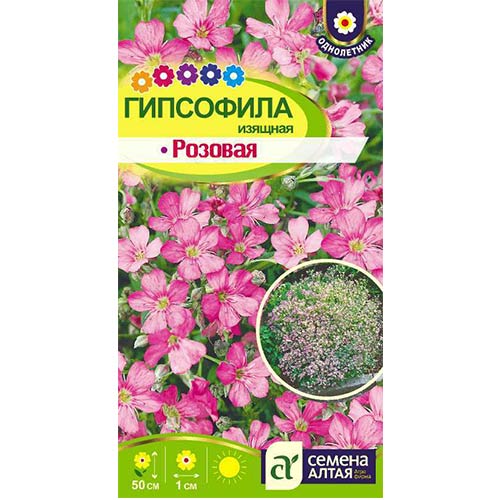 Гипсофила изящная розовая Семена Алтая изображение 1 артикул 81650