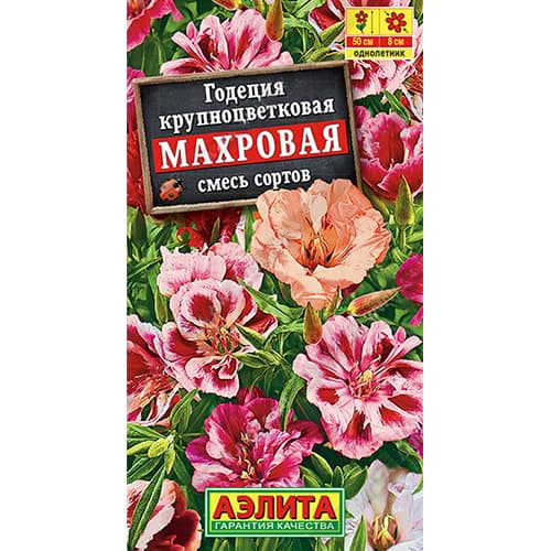 Годеция крупноцветковая Махровая, смесь окрасок Аэлита изображение 1 артикул 98946