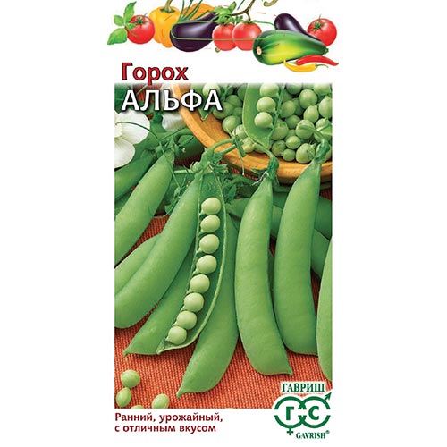 Горох Альфа, семена изображение 1 артикул 91661