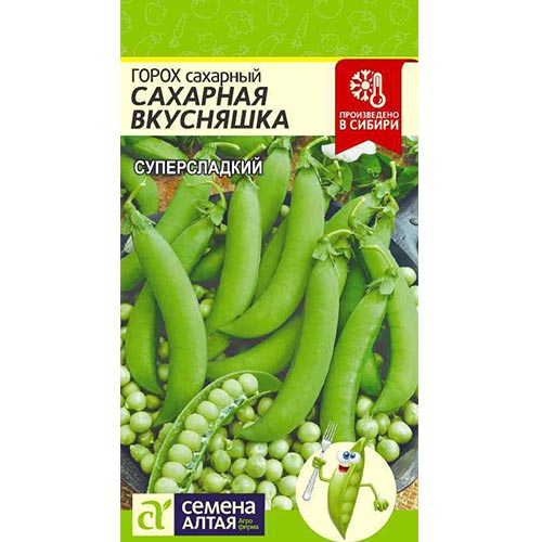 Горох Сахарная вкусняшка Семена Алтая изображение 1 артикул 78052