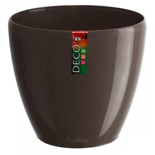 Горшок для цветов Деко Твин с системой базового автополива Шаде 2,5 л артикул фото 1 Горшок для цветов Деко Твин с системой базового автополива Шаде 2,5 л изображение 1 артикул 85294