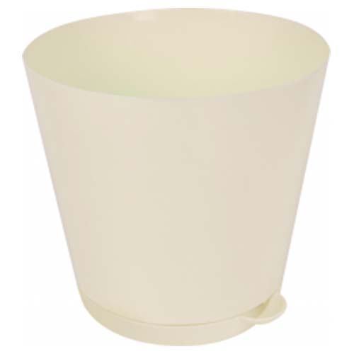 Горшок для цветов Easy Grow D 160 с прикорневым поливом Сливочный артикул фото 1 Горшок для цветов Easy Grow D 160 с прикорневым поливом Сливочный изображение 1 артикул 85275