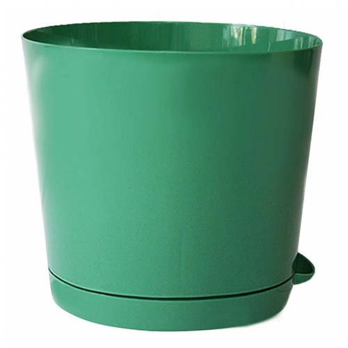 Горшок для цветов Easy Grow Зеленая роса 0,7 л артикул фото 1 Горшок для цветов Easy Grow Зеленая роса 0,7 л изображение 1 артикул 83347