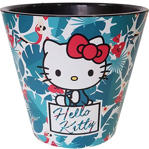 Горшок для цветов London Hello Kitty ® Джунгли 1,6 л артикул фото 1 Горшок для цветов London Hello Kitty ® Джунгли 1,6 л изображение 1 артикул 83355