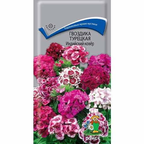 Гвоздика турецкая Индийский ковер, смесь окрасок Поиск изображение 1 артикул 92941