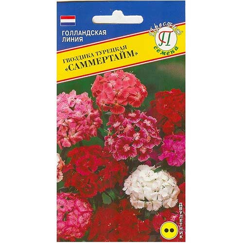 Гвоздика турецкая Саммертайм, смесь окрасок Престиж изображение 1 артикул 81334