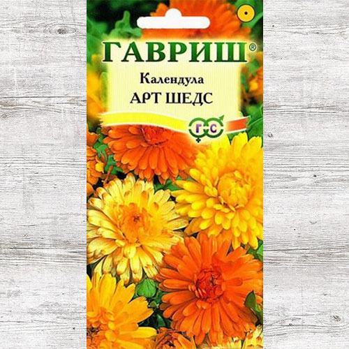 Календула Арт Шедс, смесь окрасок Гавриш изображение 1 артикул 73847