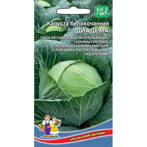 Капуста белокочанная Диадема, семена артикул фото 1 Капуста белокочанная Диадема, семена изображение 1 артикул 94515