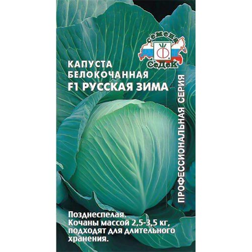 Капуста белокочанная Русская зима F1, семена артикул фото 1 Капуста белокочанная Русская зима F1, семена изображение 1 артикул 93354