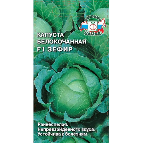 Капуста белокочанная Зефир F1, семена артикул фото 1 Капуста белокочанная Зефир F1, семена изображение 1 артикул 93343