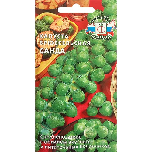Капуста брюссельская Санда, семена изображение 1 артикул 93368