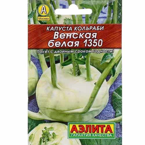 Капуста кольраби Венская белая 1350 Аэлита изображение 1 артикул 40067