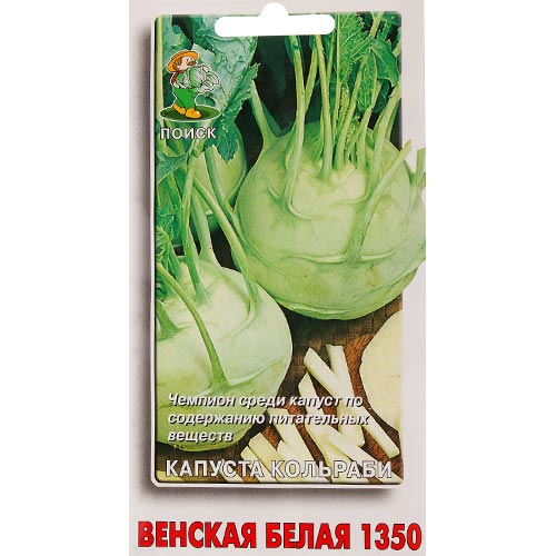 Капуста кольраби Венская белая 1350, семена изображение 1 артикул 92738